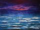 Wenn das Meer schlafen geht - Mario Wiltzsch - Acryl auf Leinwand - Landschaft-Meer-Sommer - 