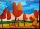 Herbst im Muldental - Katharina FÃ¶rster - Acryl auf Leinwand - Landschaft-Herbst - Klassisch