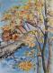 Herbst - Helen Lang - Mischtechnik auf Papier - Landschaft-Herbst - 