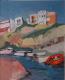 Kleiner Hafen auf Kreta -  borgia - Acryl auf Leinwand - Sonstiges-Boote-Himmel - 