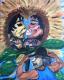 Sunflower of Love - Peter Mach - Acryl auf Leinwand - Portrait - Klassisch