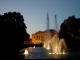 Opernabend in Halle an der Saale - Wolfgang Bergter - - auf Leinwand - Stadtansichten-Abend-Sommer - 