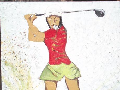 Women playing Golf I - Susanne Rade - Array auf Array - Array - Array