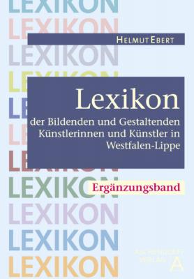 Ergänzungsband - Lexikon der Bildenden und Gestalt - Helmut Ebert -  auf  - Array - 