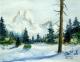 Winter im Gebirge (2003) -  RÃ¶mer - Aquarell auf Papier - Sonstiges-Winter - 