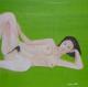 Paula on Green 03/2007 - Reinhard KIKI -  auf Leinwand - Sonstiges - 