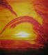 Abendrot (2005) - Werner Szendi - Acryl auf Leinwand - Sonstiges-Abend - 