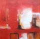 Komposition in Rot II - Sabine Reindl - Acryl-Kohle-Kreide auf Leinwand - Sonstiges - 