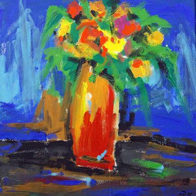 Die Vase mit Blumen - Michael Buch -  auf Array - Array - 