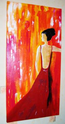 Dame in Rot - Birgitte Bergrath - Array auf Array - Array - Array Dame in Rot - Birgitte Bergrath - Array auf Array - Array - Array