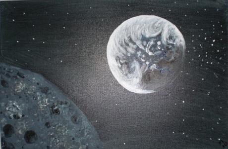 blick mond auf erde - melanie schuster - Array auf Array - Array - blick mond auf erde - melanie schuster - Array auf Array - Array -