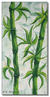 Bambus - Acrylbild - 50x100cm - Klaudia Warwel - Array auf Array - Array - Array Bambus - Acrylbild - 50x100cm - Klaudia Warwel - Array auf Array - Array - Array