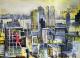 NY. Cityscape IV - Johann Pickl - -Acryl-Mischtechnik auf Karton -  - 