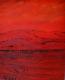 Sinfonie in Rot - Connie Albers - Acryl auf Leinwand - Abstrakt-Berge-KÃ¼ste-Himmel-Meer-Abend-Feuer-Sonnenuntergang - 