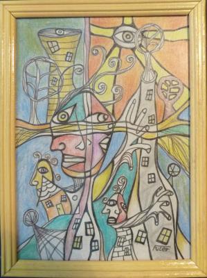 Bunte Kreuzung - Herbert Anton Fuler - Array auf Array - - Array Bunte Kreuzung - Herbert Anton Fuler - Array auf Array - - Array