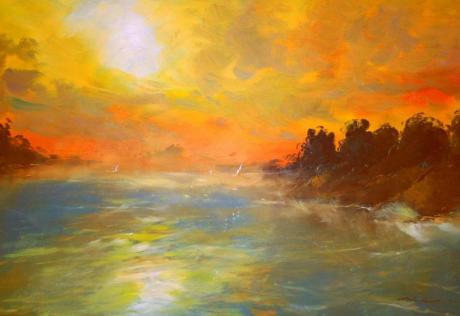 Trasimeno See - Ernst Gilson - auf - Array - Trasimeno See - Ernst Gilson - auf - Array -