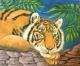 Tiger - Andreas Merk - Acryl auf  - Raubkatzen - 