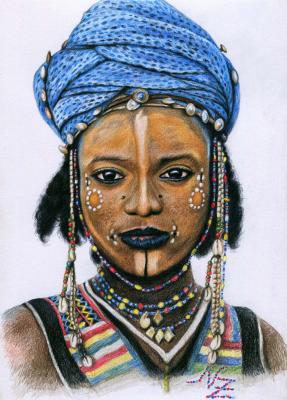 Young Wodaabe Man - Nicole Zeug - Array auf  - Array - 