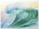 Welle - Evelyn Brosche - Aquarell auf  - Meer - 