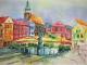 Cottbus Marktplatz - Evelyn Brosche - Aquarell auf  - Stadtansichten - 