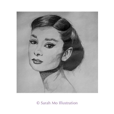 Portrait AH - Sarah Mo Illustration -  auf  - Array - 