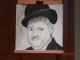 ---Oliver Hardy - Ingrid Lehmann - Acryl auf Leinwand - Gesichter-MÃ¤nner - 