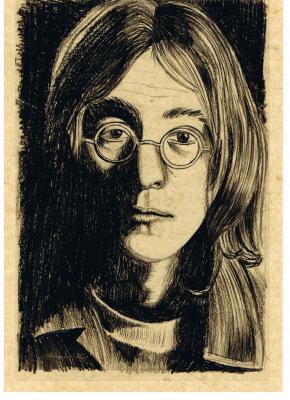 John Lennon - Udo Lutz Burkhardt - Array auf  -  - 