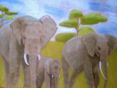 Elefantenfamilie - Christine Wirth - Array auf Array - Array - Array Elefantenfamilie - Christine Wirth - Array auf Array - Array - Array