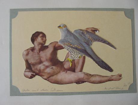 Leda mit dem Schwan - Collage - Michael Haack -  auf  - Array - 