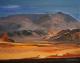 Mongolei I - Andrea Hofmann - Acryl-Pastell auf Leinwand - Reisen-Landschaft-Abend - 