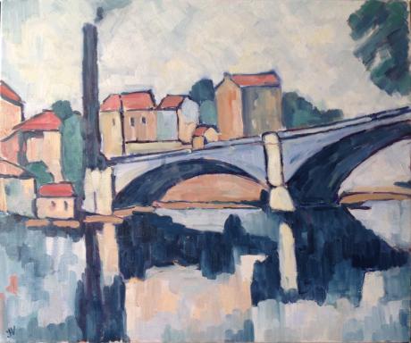 Le Pont            ,,a. Maurice de Vlaminck,, - Jan Willem Versteeg -  auf  - Array - 