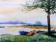 Insel Kischi - Evelyn Brosche - Aquarell auf  - Landschaft - 