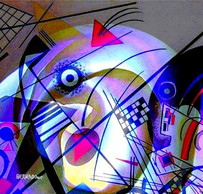 Bernado trifft Kandinsky - Bernd  Lauer - Array auf  - Array - 