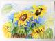 Sonnenblumen1 - Evelyn Brosche - Aquarell auf  - Blumen - 