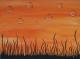 Orange Rain - Christiane Gathmann - Acryl auf Leinwand - Sonstiges - Abstrakt