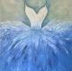 Das blaue Kleid - Sonia Lanz - Acryl auf Leinwand -  - 