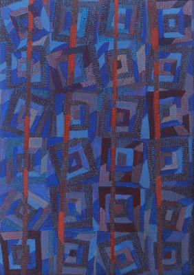 Blauer Spalier - Walter Grässli - Array auf Array - Array - Blauer Spalier - Walter Grässli - Array auf Array - Array -